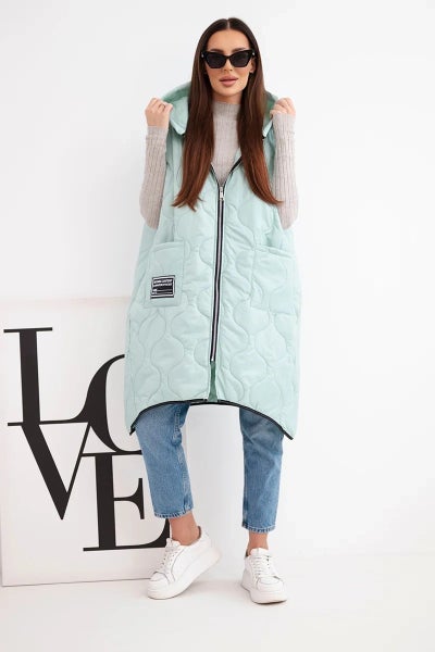 tikattu liivi hupulla - Majlen.fi