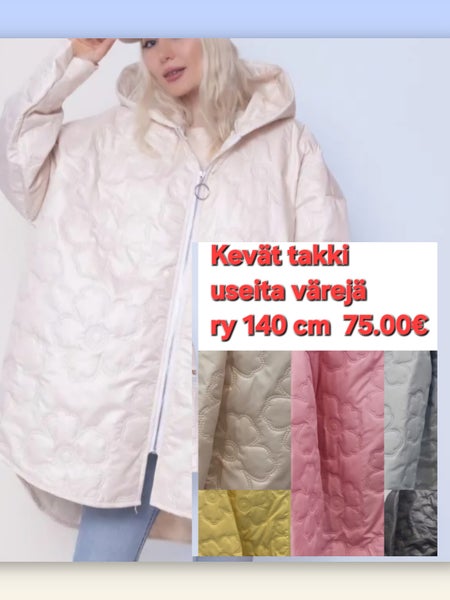 Kev&auml;t takki - useita v&auml;rej&auml; - Stiina