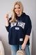 Plus size New York huppari sininen